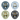Biberon BIBS Colour Pacifier - 4 copë